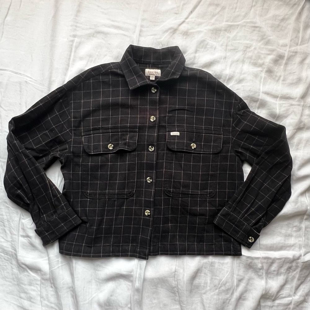 Brixton Women’s Bowery Cropped Flannel- XS